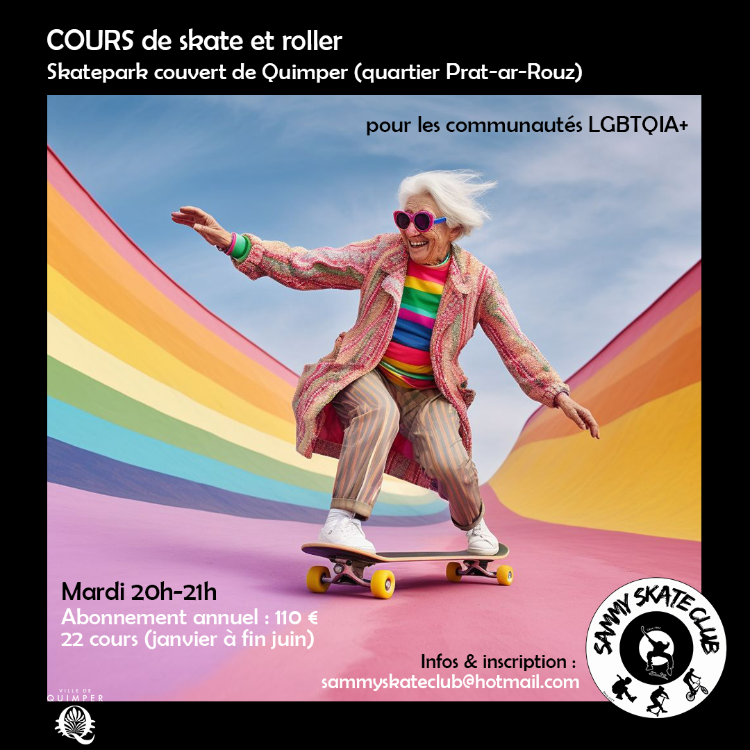 Cours de skate et roller pour LGBTQIA+