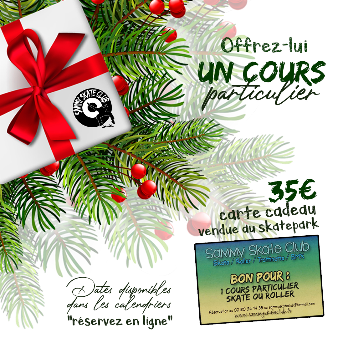 Carte cadeau (pour un cours particulier)