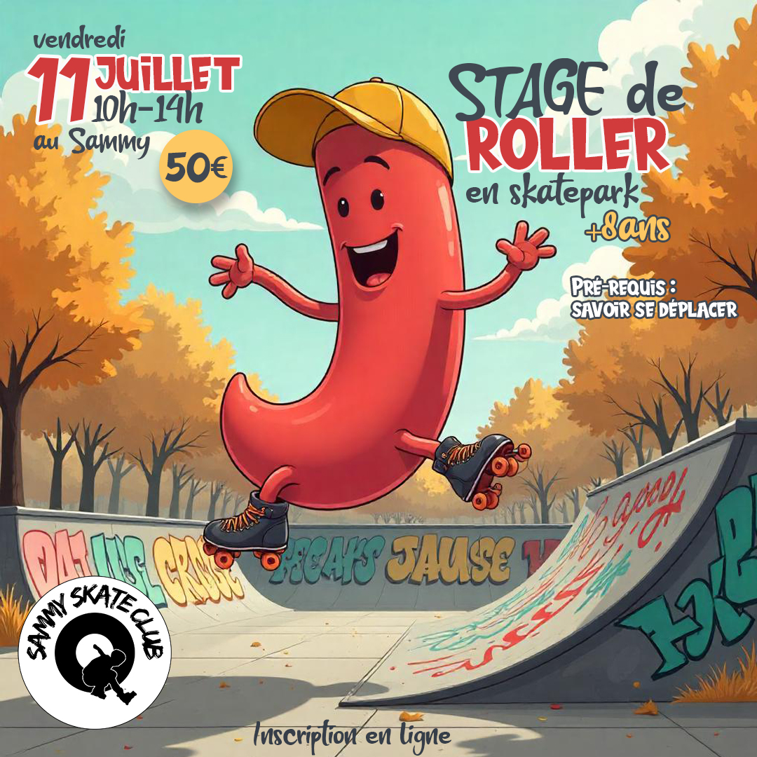 Stage de roller : apprendre à rouler en skatepark