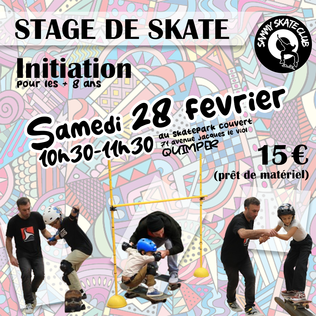 STAGE DE SKATE pour débutants