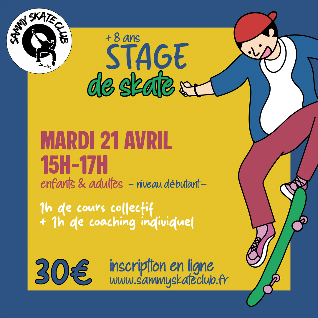 STAGE DE SKATE pour débutants